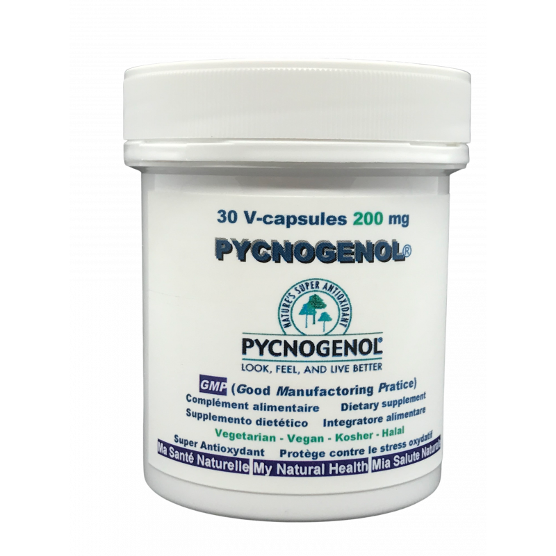 PYCNOGÉNOL200 mg (par capsule) 30 capsules végétales (dosage pour 1 à